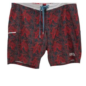 Dixxon Mens 42 Stay Skeleton Ribcage Print Board Shorts‎